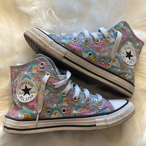 Girls High Top Converse
